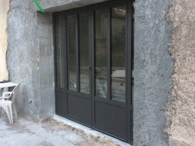 installation d'une Porte verrière, style industriel Toulon var 