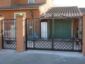 Fabrication sur mesure portail 2 vantaux dans le Var. Modèle Cyprien II